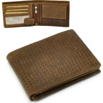 Peněženka Dariya bags Hnědá pánská peněženka