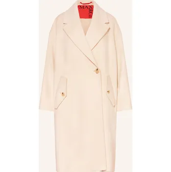 Dámský kabát Max & Co. Dámský Vlněný Kabát Mcocactus S Kašmírem, bílá, 38