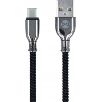 Datový kabel Kabel Forever USB - USB-C 1 m černý