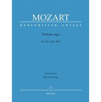 W.A. Mozart: Tantum Ergo KV142 (noty na klavír, zpěv)
