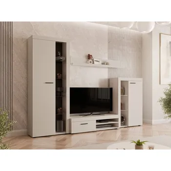 Obývací stěna Obývací stěna Rodos, Barva: pískově béžová, Osvětlení: bez osvětlení MIRJAN 5903211474897