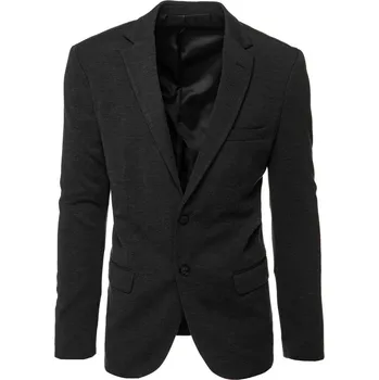 Pánské sako Pánské jednořadé sako MX0634 Barva: Černá, Velikost: 3XL/60