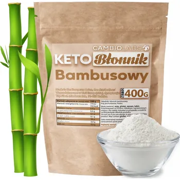 Mouka KETO Bambusová mouka Vláknina 400g BF100 pro pečení bez cukru