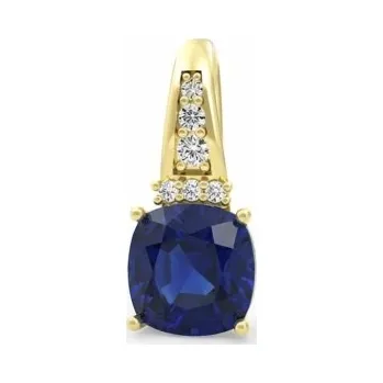 Přívěsek Couple, Výrazný přívěsek Nona, žluté zlato se zirkony, 585-66-2-0270.0Z00.0.00.102.26