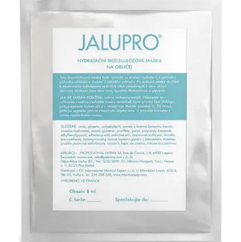 Pleťová maska JALUPRO Face Mask - Hydratační maska na bázi biocelulózy 1 ks