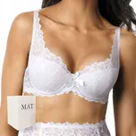 Mat Vyztužená krajková podprsenka Carmela 053/22 bílá 80C