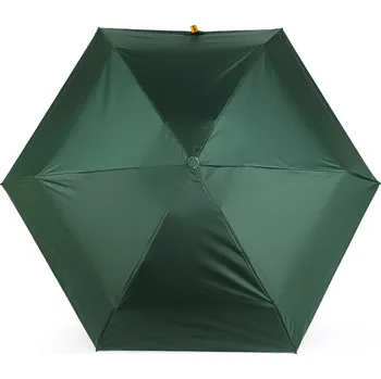 Deštník Skládací mini deštník s pevným pouzdrem, střední, 9 zelená tmavá
