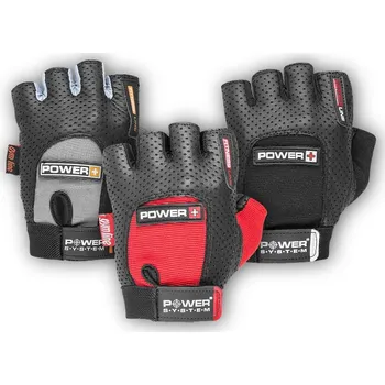 Fitness rukavice Power System PowerSystem rukavice POWER PLUS Varianta: red L
