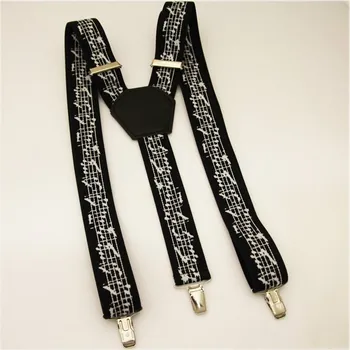 Kšandy Černo bílé kšandy noty hudební Assante 90132, Velikost Uni