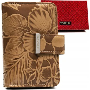 Peněženka 4U Cavaldi peněženka z pravé kůže hnědá - dámská