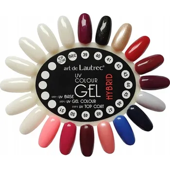 Lak na nehty Art de lautrec hybridní lak č. 45 zlomená bílá, skandinávská šedá