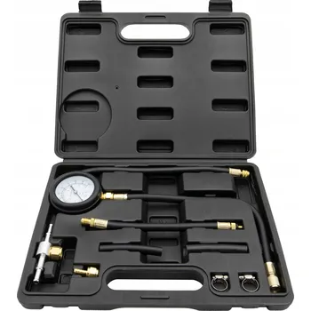 Autoelektronika TESTER TLAKU PALIVA BENZÍN 0-7 BAR ADAPTÉRY