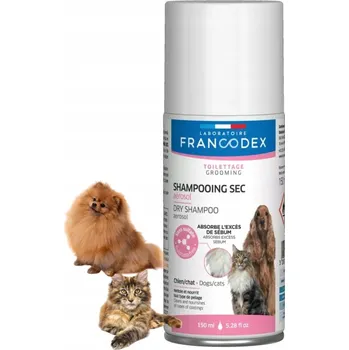 Kosmetika pro psa FRANCODEX Suchý Šampon pro psy a kočky 150 ml