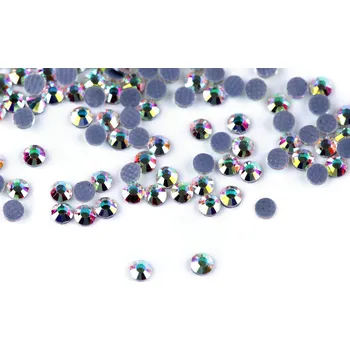 Nažehlovací kamínky hotfix velikost SS6, střední, 2 crystal AB