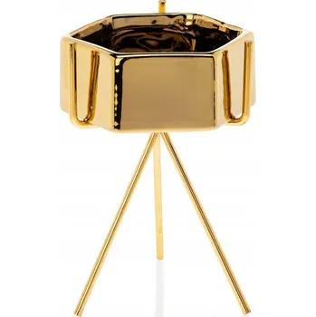 Květináč Květináč 11 cm keramický černý, šedý, žlutý