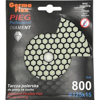 Brusný kotouč DIAMANTOVÝ LEŠTICÍ A BRUSNÝ KOTOUČ "PIEG" PRO SUCHÉ POUŽITÍ