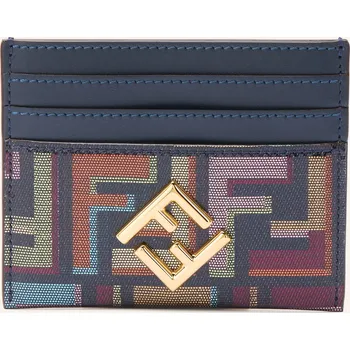 Kabelka Fendi Dámské Pouzdro Na Karty, tmavě šedá / zlatá / oranžová,...