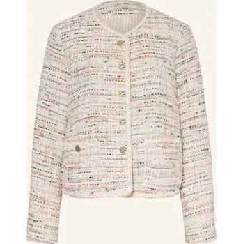 Dámské sako Lilienfels Dámská Boucléová Bunda, růžová / hnědá / zelená, 34