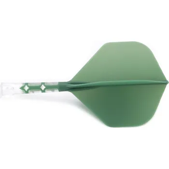 Cuesoul ROST T19 průhledně zelené, No2 letky a střední násadky