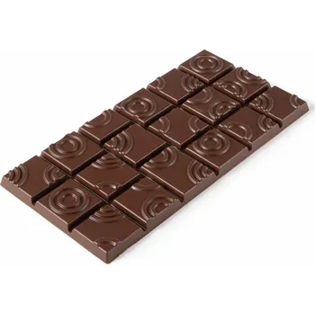 Forma na pečení Forma na čokoládu 3x tabulka S DEKOREM 157x78 mm - Martellato polykarbonátová