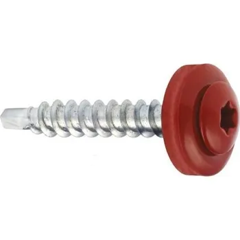 Šroub Klempířský šroub barevný 4,8 x 35 mm - RAL 8019 hnědá