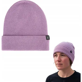 Čepice Čepice WOOLCANO MERINO HAT1037 fialová OS