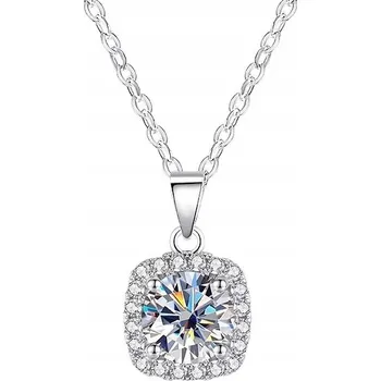 Náhrdelník Náhrdelník ocel zirkon lesklý stříbrný dámský jako dárek