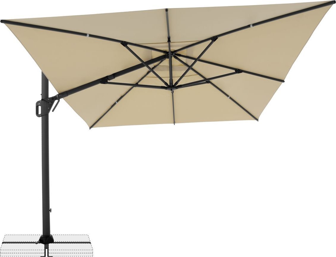 Doppler LIFE 300 x 400 cm – výkyvný zahradní slunečník s boční tyčí