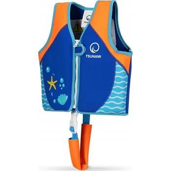 Vodní sport Plavecká vesta Tsunami modrá, záchranná pro děti 3-6 let