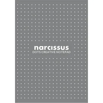 Set školních potřeb Blok A4/80K Narcisuss kropki szary (6szt)