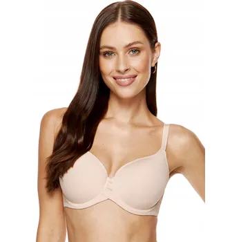 Podprsenka Gorteks bezešvá podprsenka béžová velikost 75F
