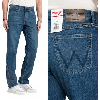 Pánské džíny Pánské džíny WRANGLER Relaxed Fit Modré Rovné Džíny W34 L30