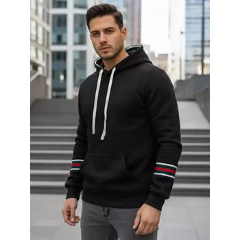 Pánské oblečení Pánská mikina DSTREET BX5940 ČERNÁ XXL