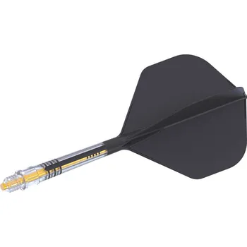 Šipka Cuesoul ROST T19 černo-žluté, No2 letky, carbon násadky velikost 5