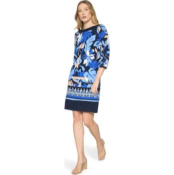 Dámské šaty Betty Barclay dámské šaty květinový vzor 1807/1871 8881 Modrá 46