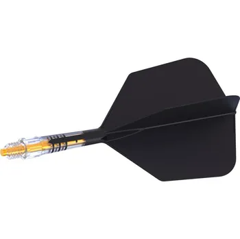 Šipka Cuesoul ROST T19 černo-žluté, Big Wing letky, carbon násadky velikost 1