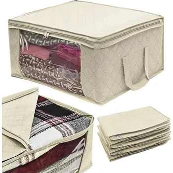 Organizér oblečení Camerazar Organizérová taška na oblečení a lůžkoviny do šatní skříně