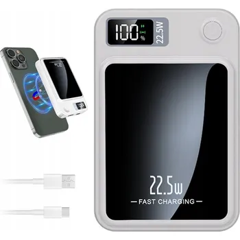 Powerbanka MAGNETICKÁ POWERBANKA INDUKČNÍ NABÍJENÍ 10000mAh 15W POWERBANKA