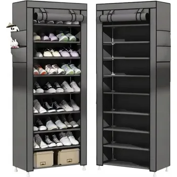 Botník Botník Severno se sedákem, kovová, harmoniková, 1 dveře