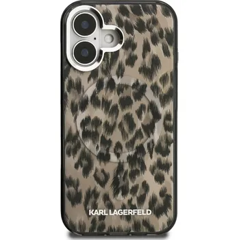 Pouzdro na mobilní telefon Zadní Kryt Karl Lagerfeld pro Apple iPhone 16 hnědé