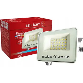 BELLIGHT LED reflektor štíhlý 230V 20W 6500K bílý
