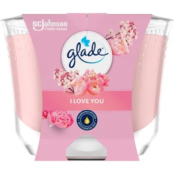 Svíčka Glade svíčka vonná Maxi I Love You, 204 g