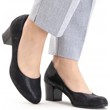 Dámské lodičky Wojtyłko dámské lodičky na sloupkovém podpatku velikost 42