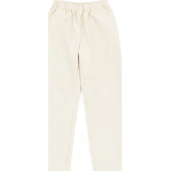 Dámské kalhoty Materiálové kalhoty rovného střihu béžové 140