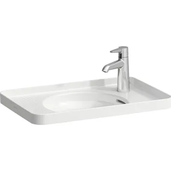 Umyvadlo LAUFEN VAL - zápustné umyvadlo (H817281) Barva: Bílá LCC Active (LAUFEN Clean Coat Active), Provedení: bez přepadu, bez otvoru pro baterii