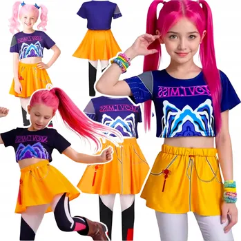 Karnevalový kostým K-POP LOVKYNĚ DÉMONŮ KOSTÝM ZOEY RUMI MIRA PŘEVLEK KPOP DEMON HUNTERS