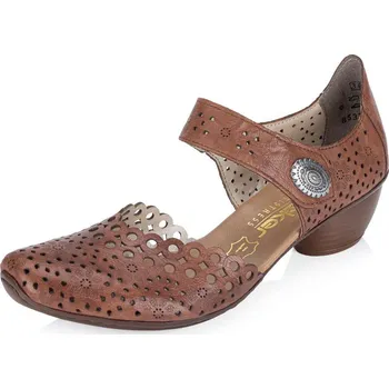 Dámské lodičky Dámské lodičky RIEKER 43753-22 hnědá S6 42