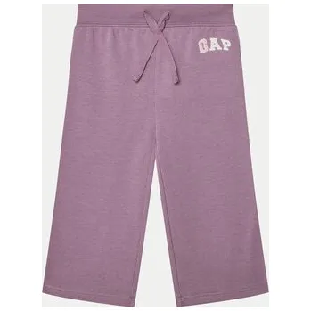 Dámské kalhoty Gap Teplákové kalhoty 635493 Fialová Regular Fit 4Y