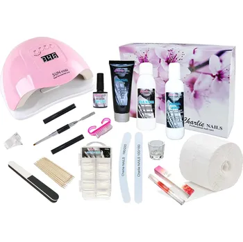 Startovací sada na Polygel nehty XXL 120W růžová