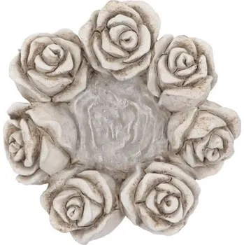 Květináč Daan Kromhout Cementový Květináč Mísa S Růžemi Saint Antique Rose 24 Cm Zlatý